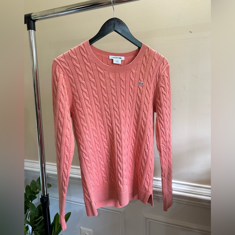 Lacoste Cable Knit Sweater